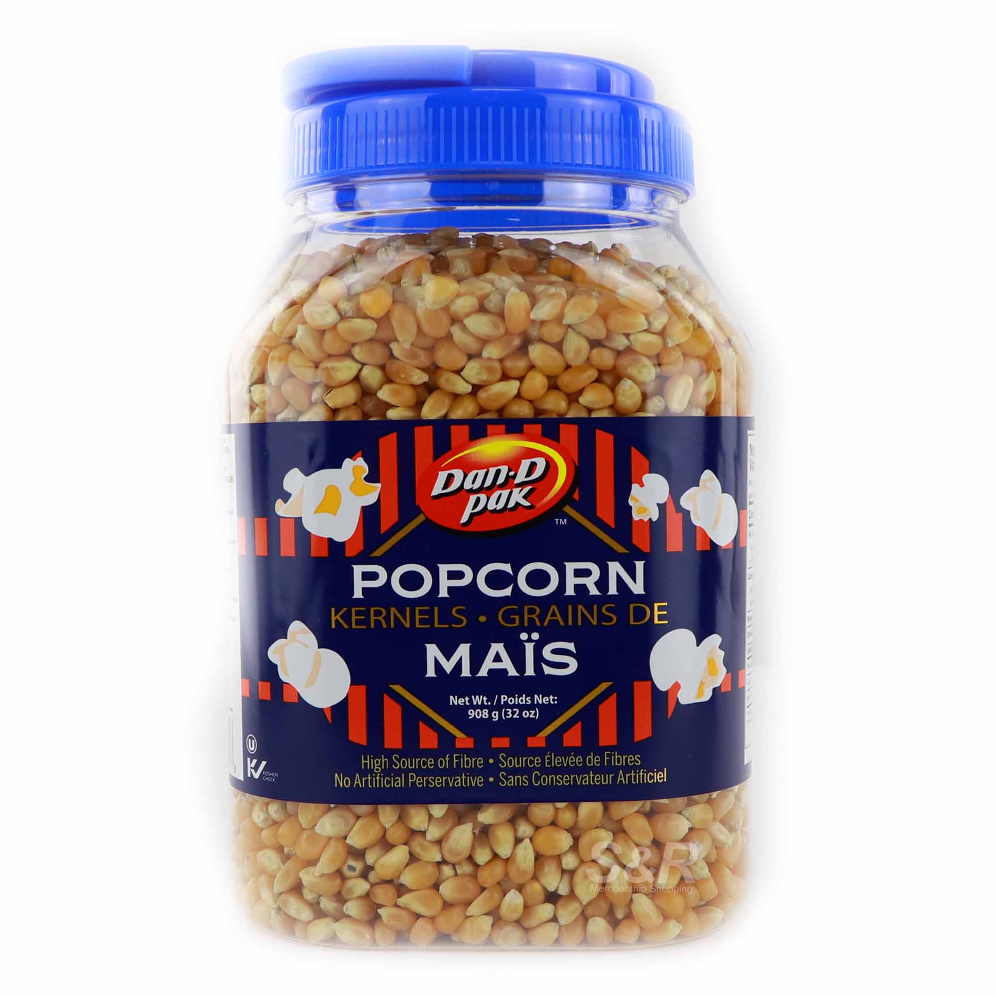 Dan-D Pak Popcorn Kernels 908g